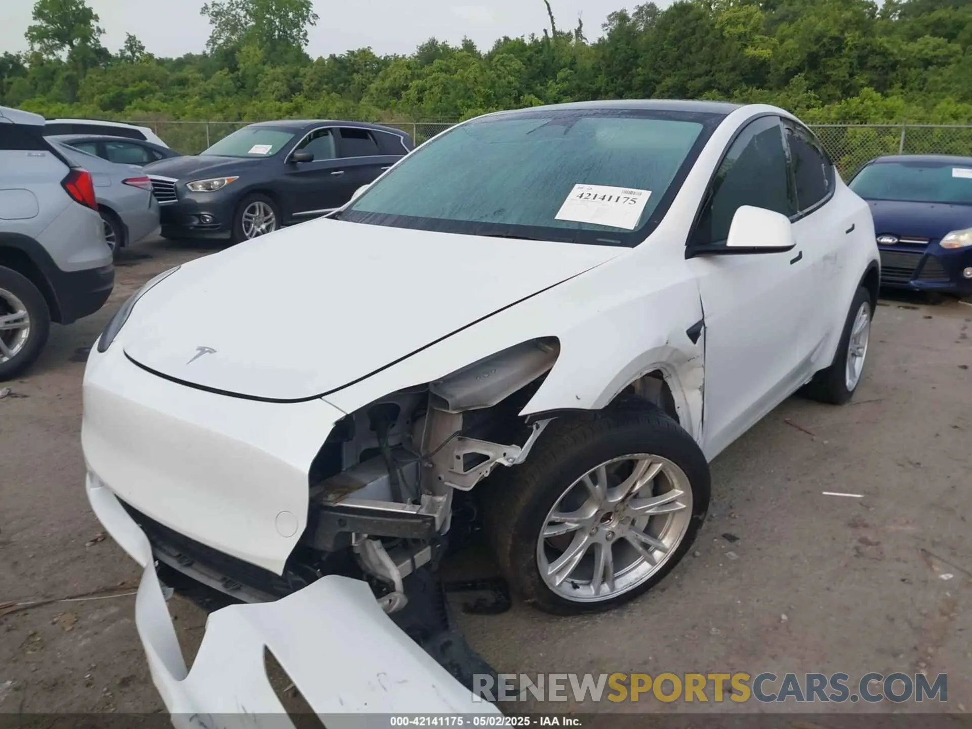 2 Photograph of a damaged car 7SAYGDEE4PF770307 TESLA MODEL Y 2023