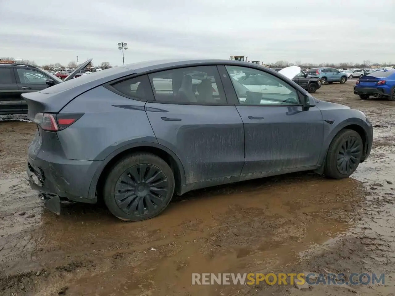 3 Фотография поврежденного автомобиля 7SAYGDEE4PF801510 TESLA MODEL Y 2023
