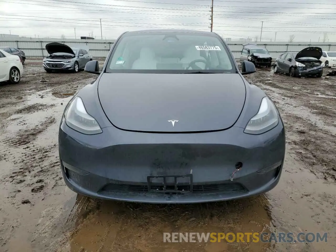 5 Фотография поврежденного автомобиля 7SAYGDEE4PF801510 TESLA MODEL Y 2023