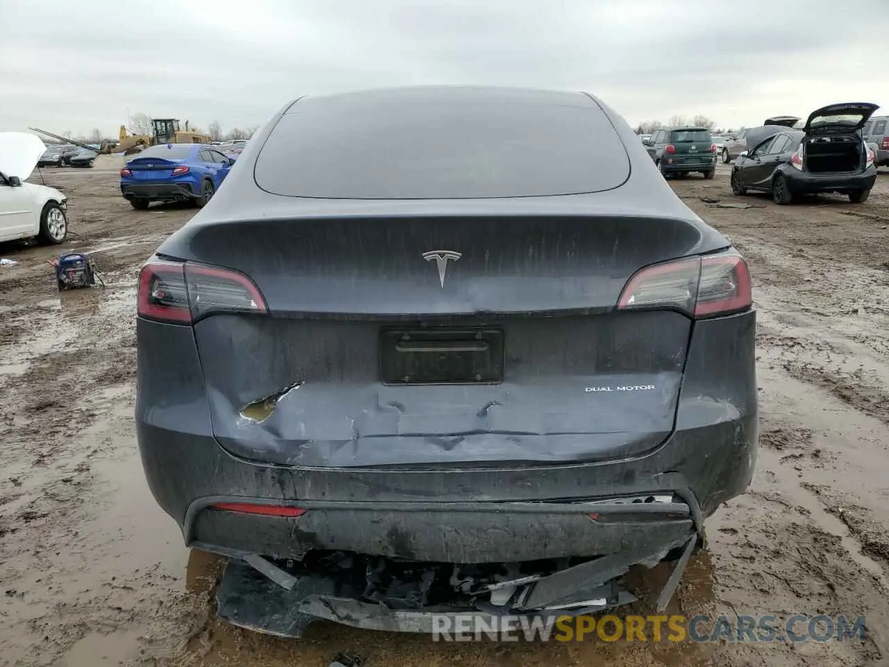 6 Фотография поврежденного автомобиля 7SAYGDEE4PF801510 TESLA MODEL Y 2023