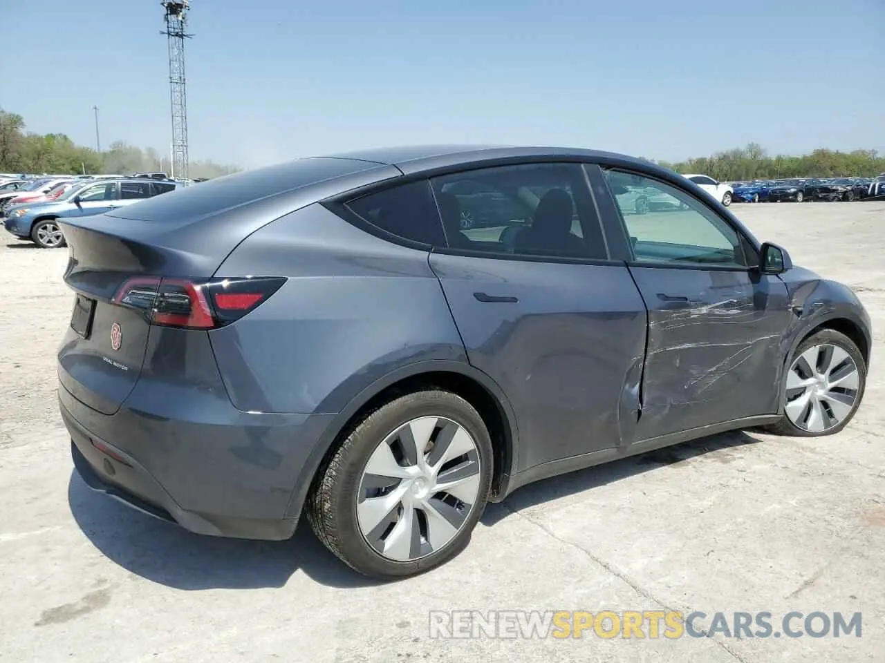 3 Фотография поврежденного автомобиля 7SAYGDEE4PF802074 TESLA MODEL Y 2023
