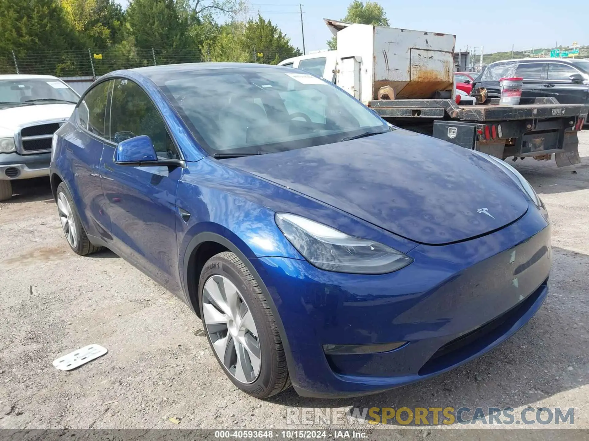 1 Photograph of a damaged car 7SAYGDEE4PF806190 TESLA MODEL Y 2023
