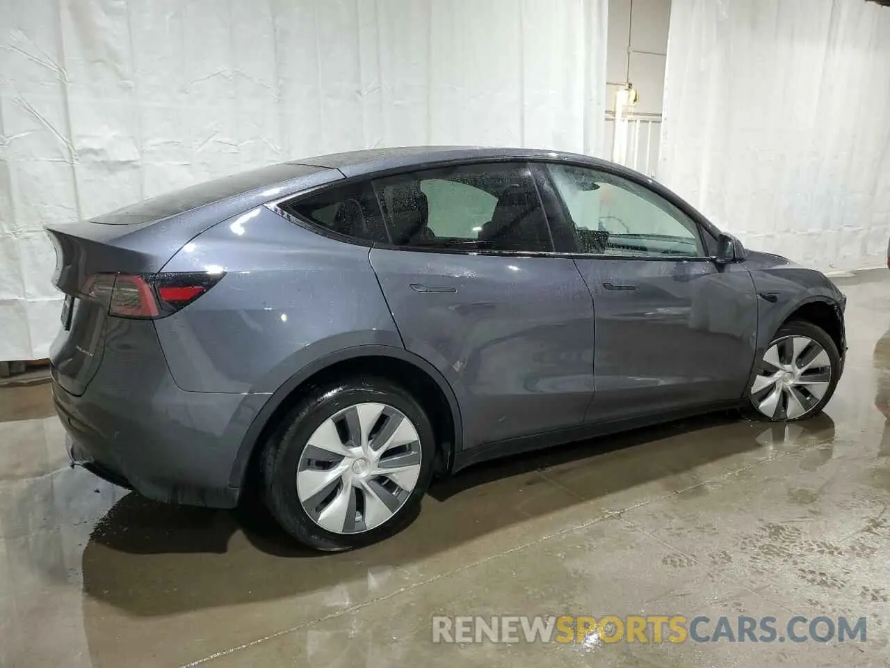 3 Photograph of a damaged car 7SAYGDEE4PF846592 TESLA MODEL Y 2023