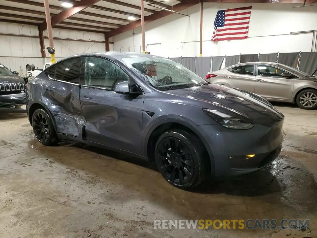 4 Фотография поврежденного автомобиля 7SAYGDEE4PF854773 TESLA MODEL Y 2023