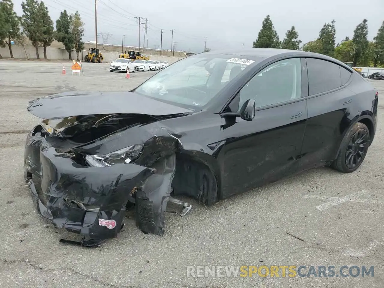 1 Photograph of a damaged car 7SAYGDEE4PF938821 TESLA MODEL Y 2023