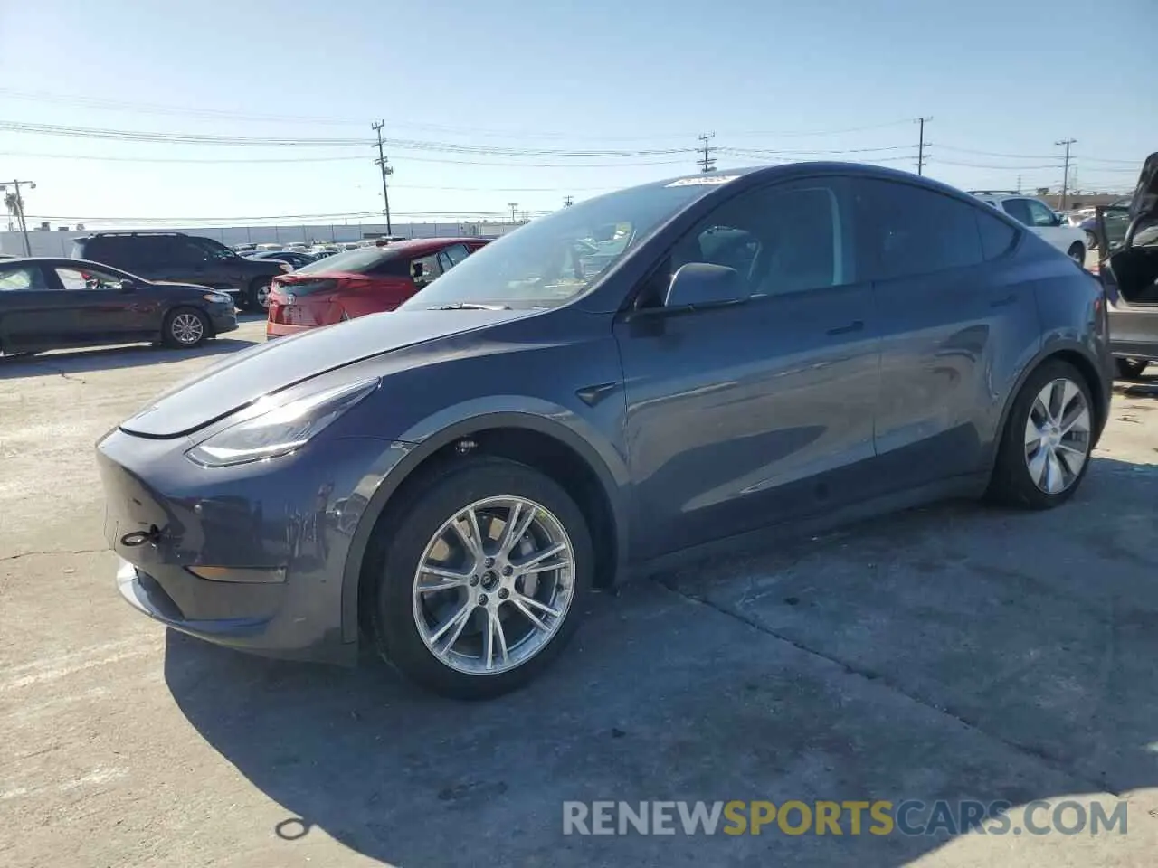 1 Фотография поврежденного автомобиля 7SAYGDEE5PA037129 TESLA MODEL Y 2023