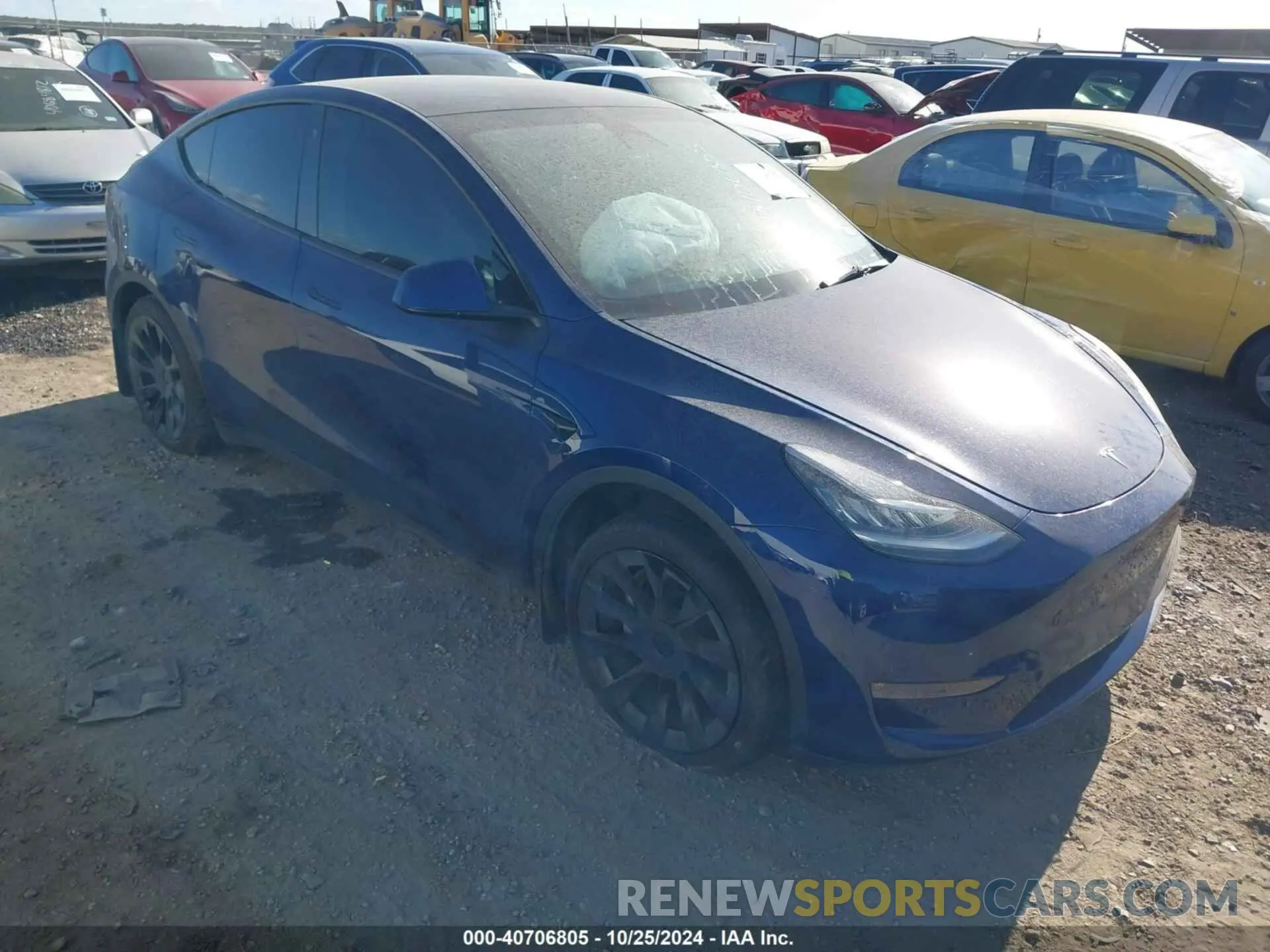 1 Фотография поврежденного автомобиля 7SAYGDEE5PA080952 TESLA MODEL Y 2023