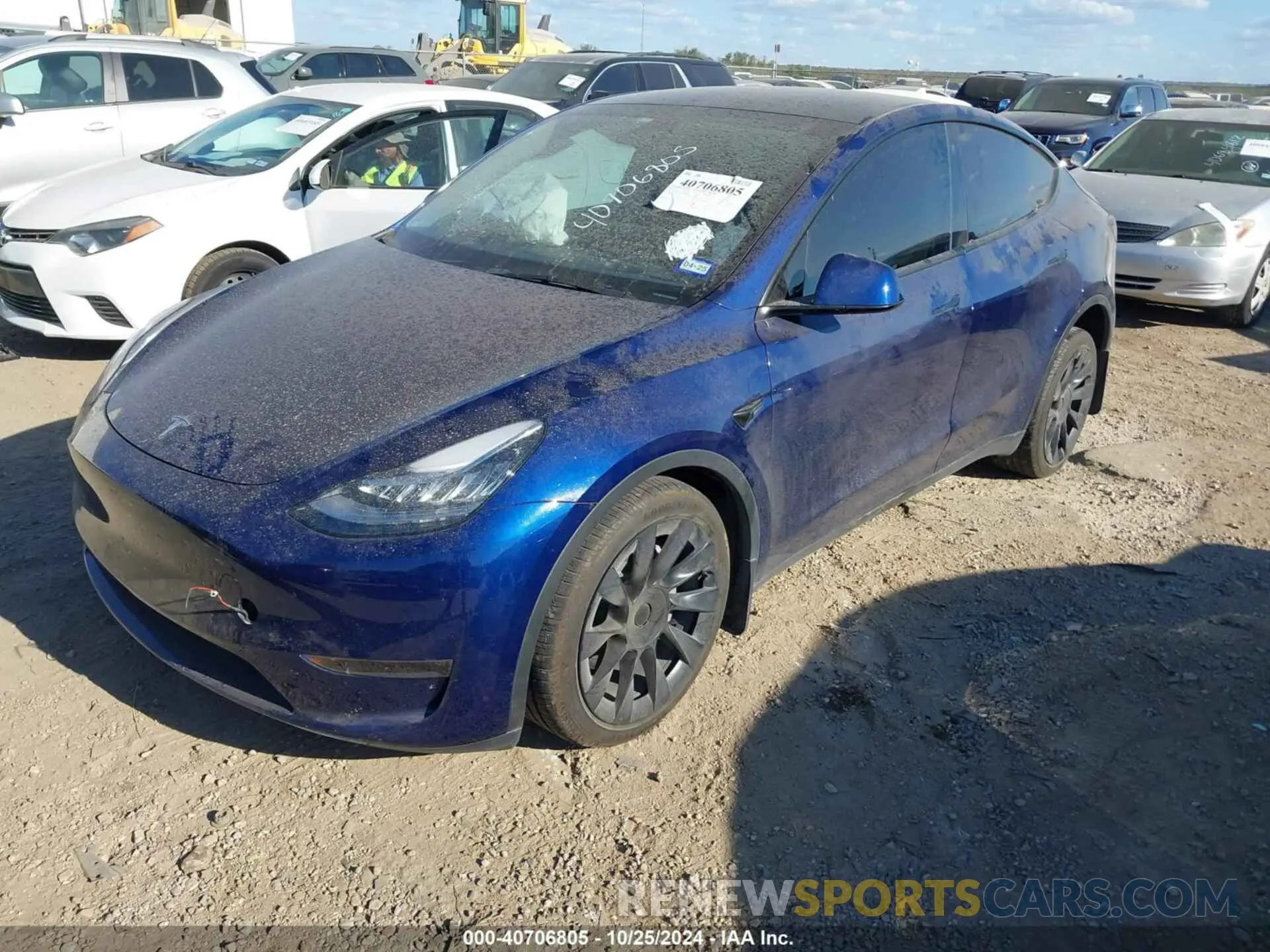 2 Фотография поврежденного автомобиля 7SAYGDEE5PA080952 TESLA MODEL Y 2023