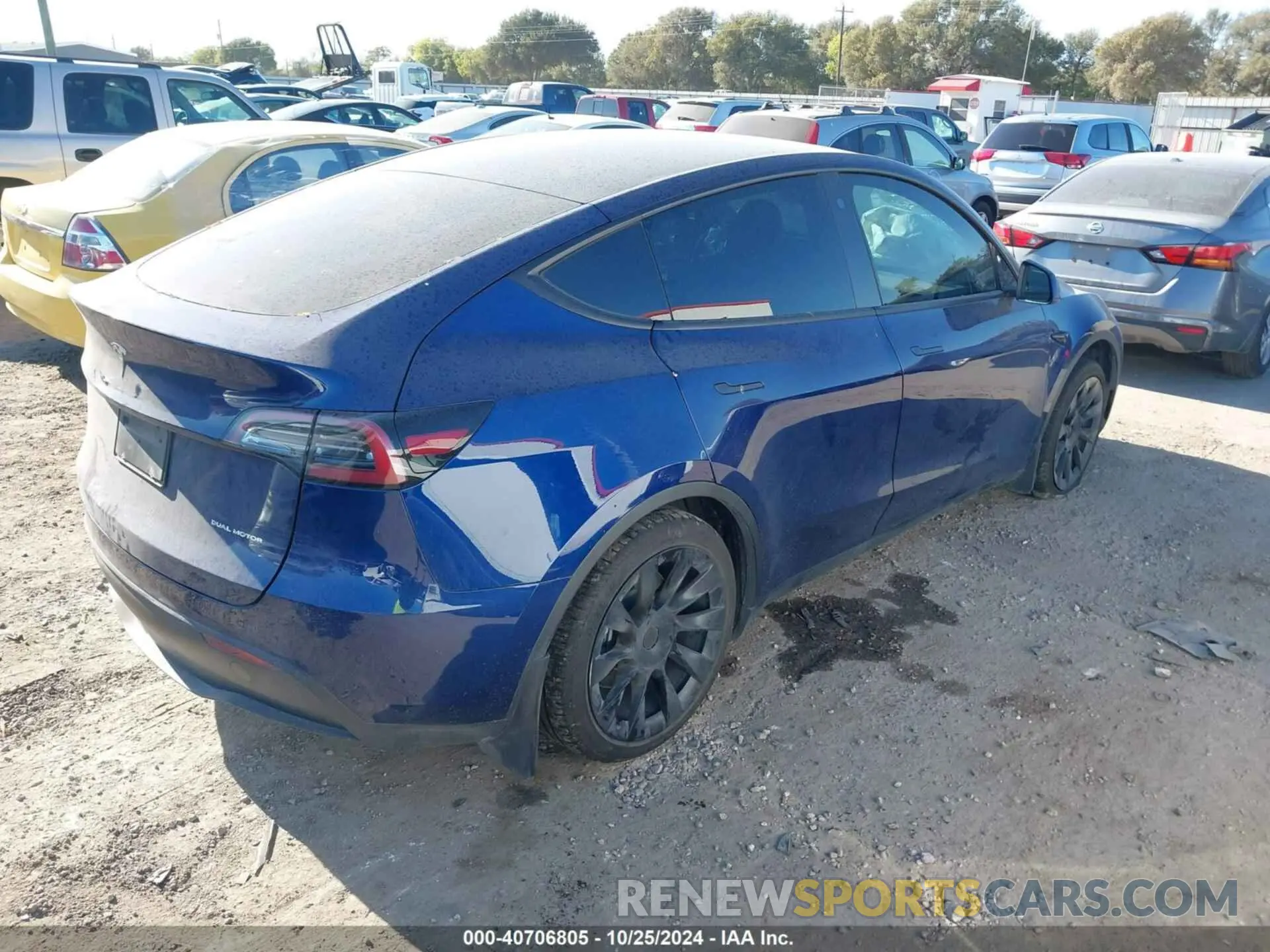 4 Фотография поврежденного автомобиля 7SAYGDEE5PA080952 TESLA MODEL Y 2023