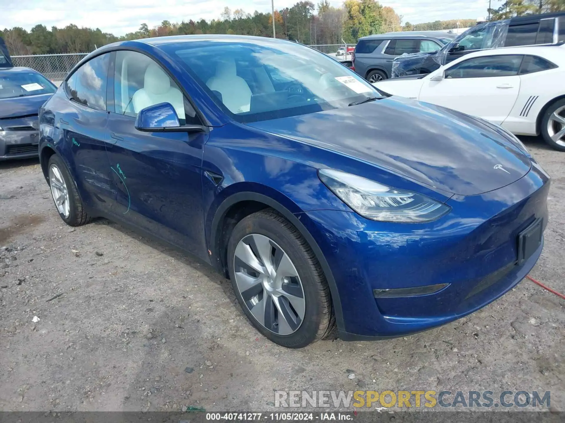 1 Photograph of a damaged car 7SAYGDEE5PA090946 TESLA MODEL Y 2023