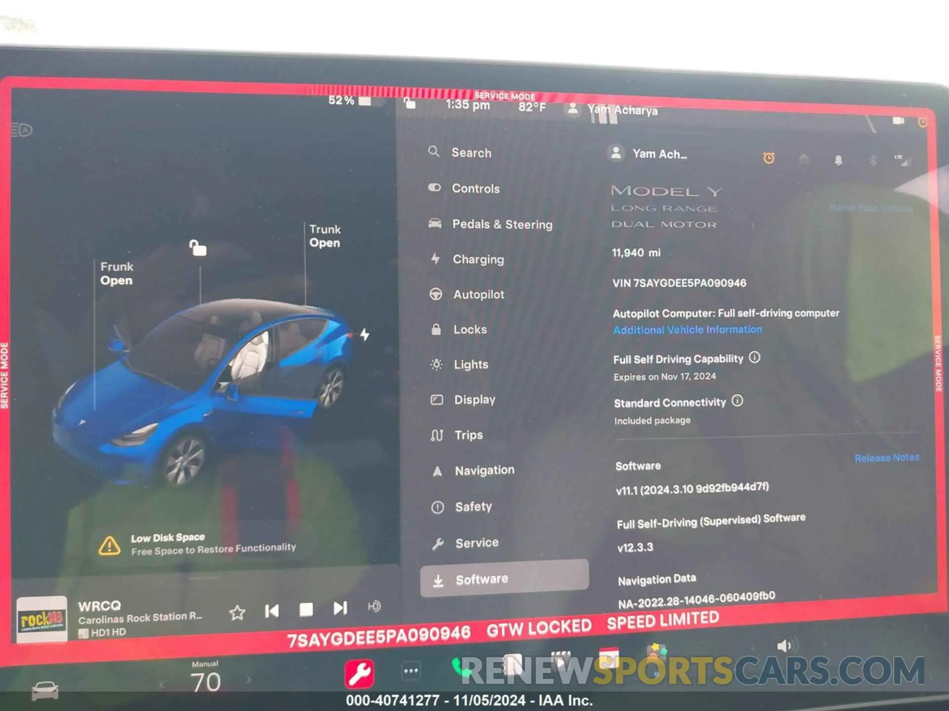 17 Photograph of a damaged car 7SAYGDEE5PA090946 TESLA MODEL Y 2023