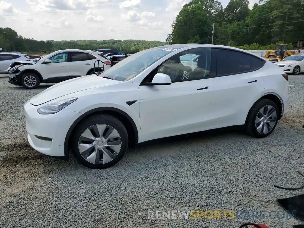 1 Фотография поврежденного автомобиля 7SAYGDEE5PA100522 TESLA MODEL Y 2023