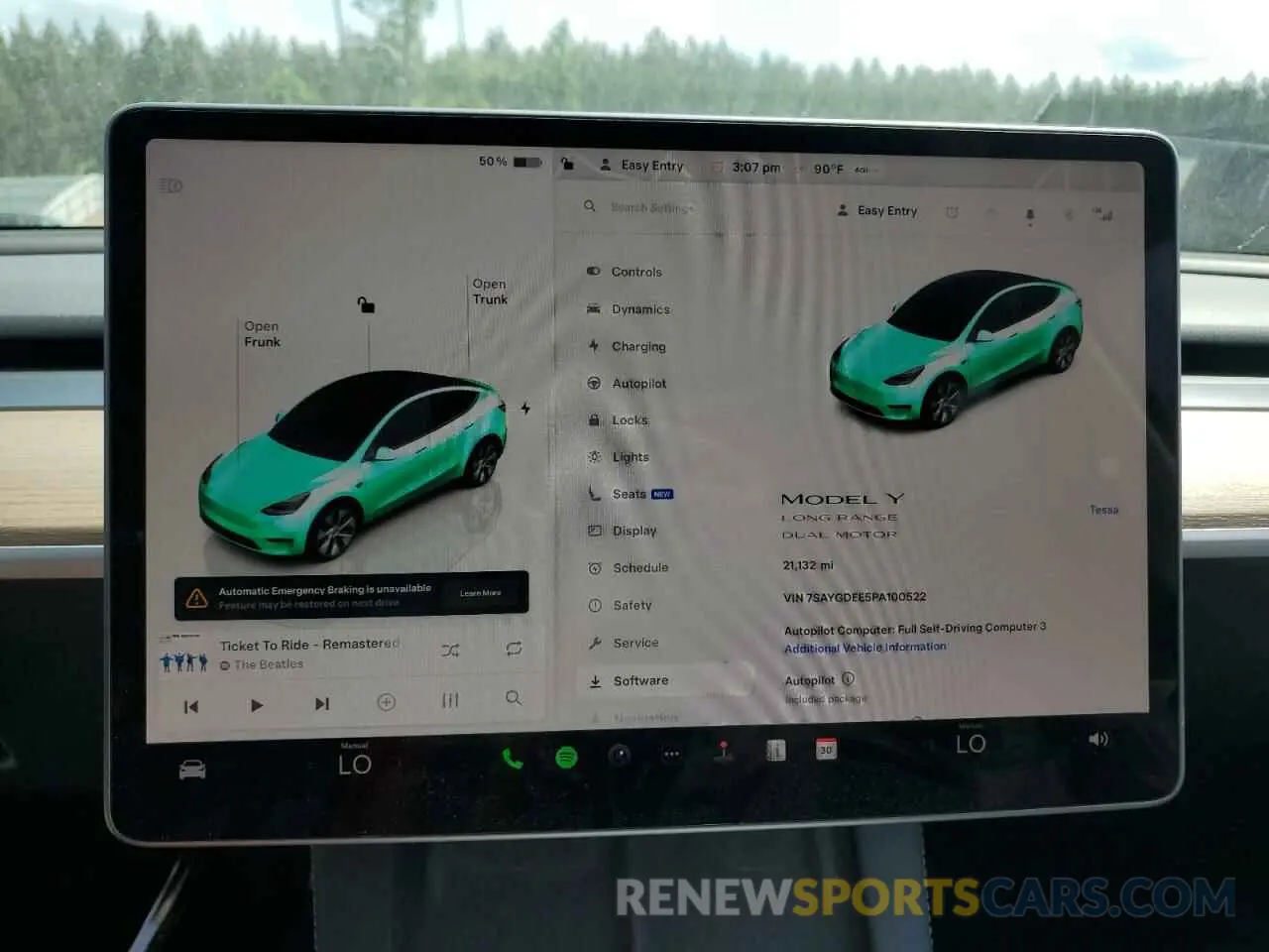 9 Фотография поврежденного автомобиля 7SAYGDEE5PA100522 TESLA MODEL Y 2023
