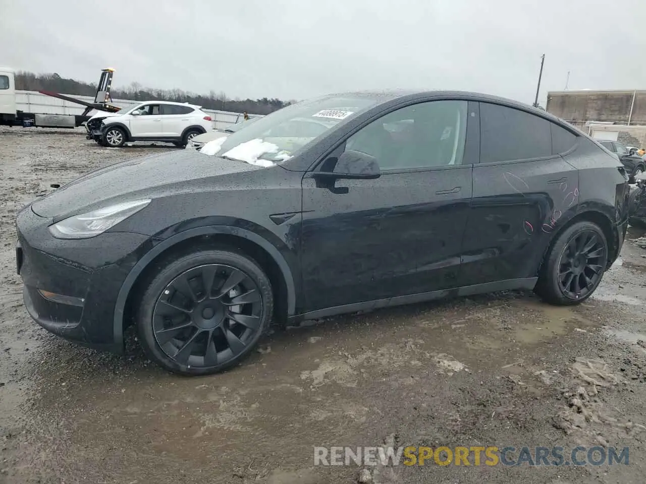 1 Photograph of a damaged car 7SAYGDEE5PA111438 TESLA MODEL Y 2023