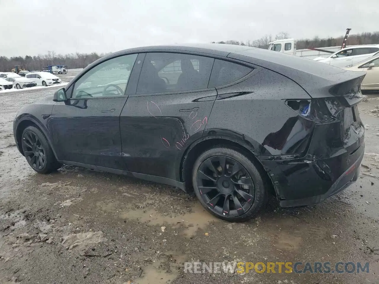 2 Photograph of a damaged car 7SAYGDEE5PA111438 TESLA MODEL Y 2023