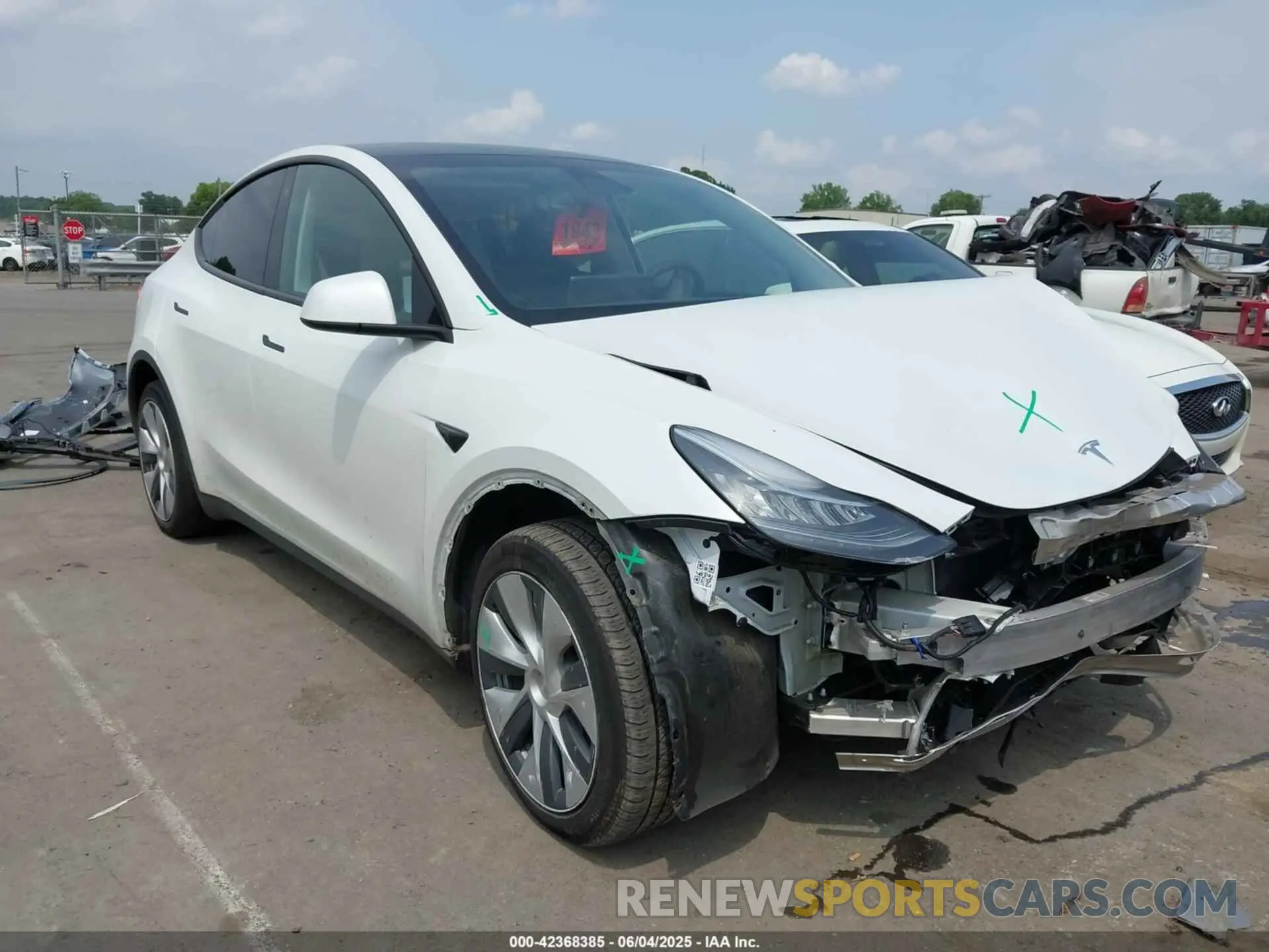 1 Photograph of a damaged car 7SAYGDEE5PA114310 TESLA MODEL Y 2023