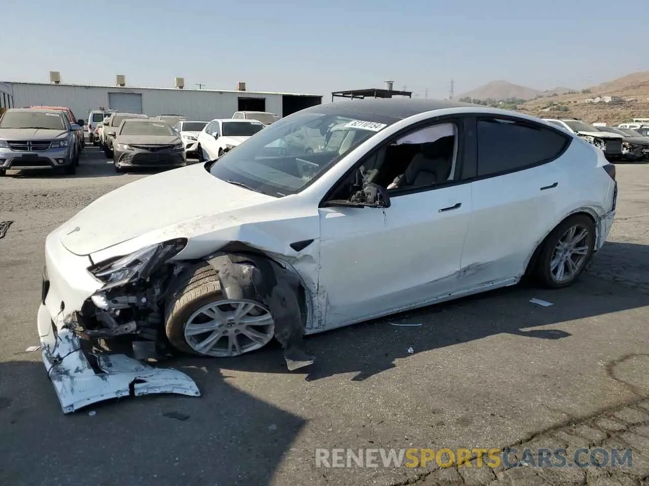 1 Photograph of a damaged car 7SAYGDEE5PA136839 TESLA MODEL Y 2023