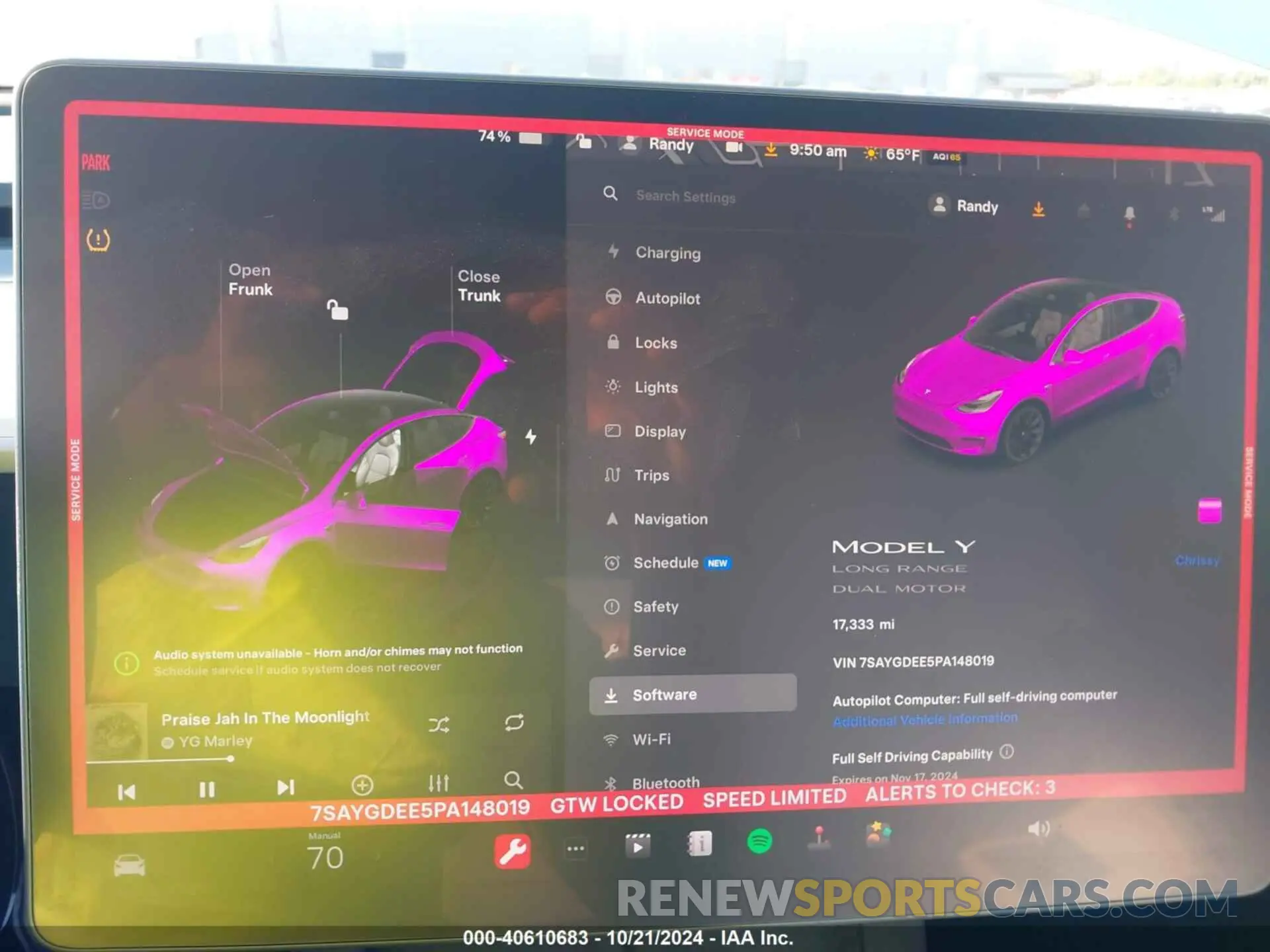 7 Photograph of a damaged car 7SAYGDEE5PA148019 TESLA MODEL Y 2023
