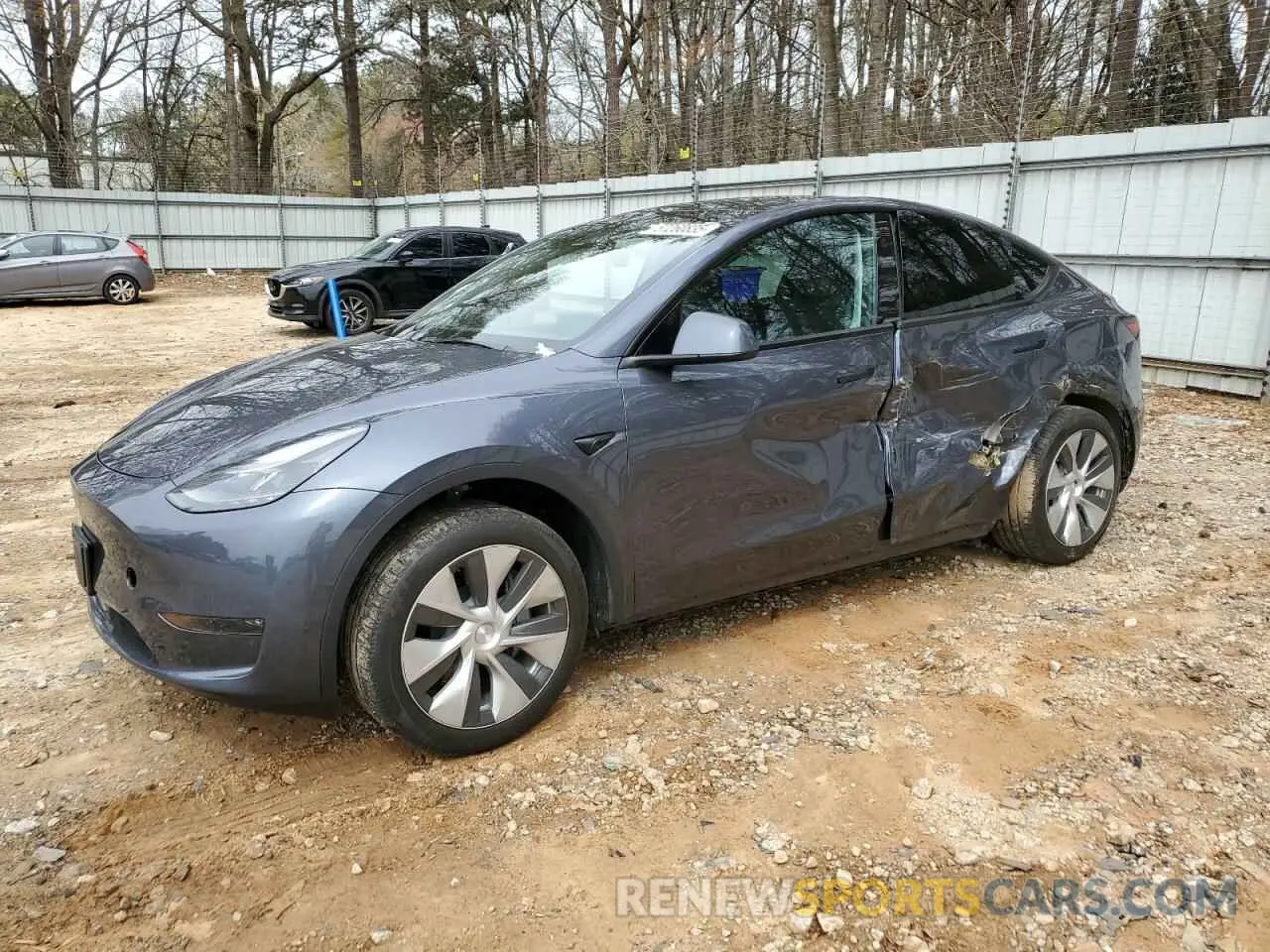 1 Photograph of a damaged car 7SAYGDEE5PA164270 TESLA MODEL Y 2023