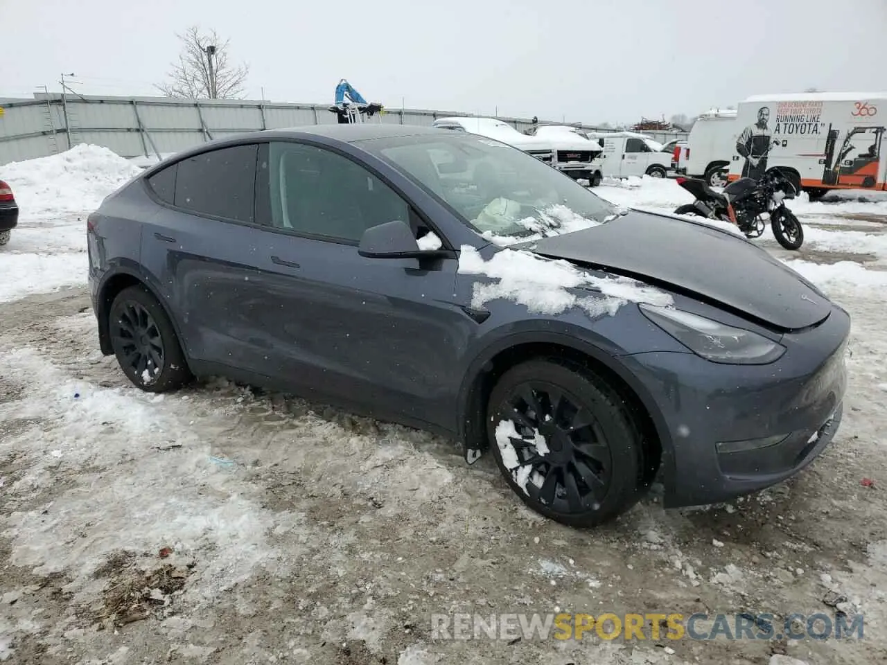4 Photograph of a damaged car 7SAYGDEE5PA181019 TESLA MODEL Y 2023