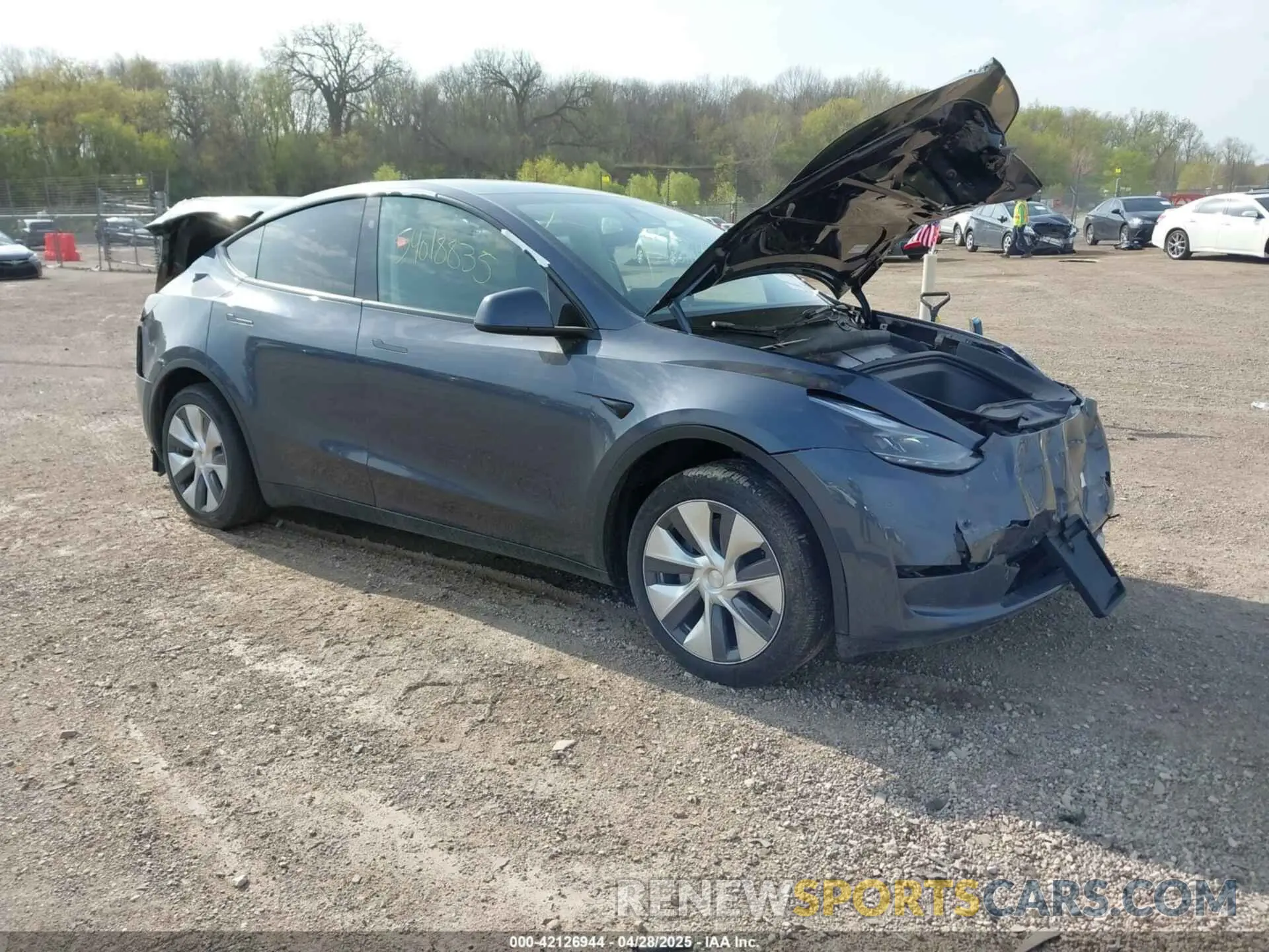 1 Фотография поврежденного автомобиля 7SAYGDEE5PA200040 TESLA MODEL Y 2023