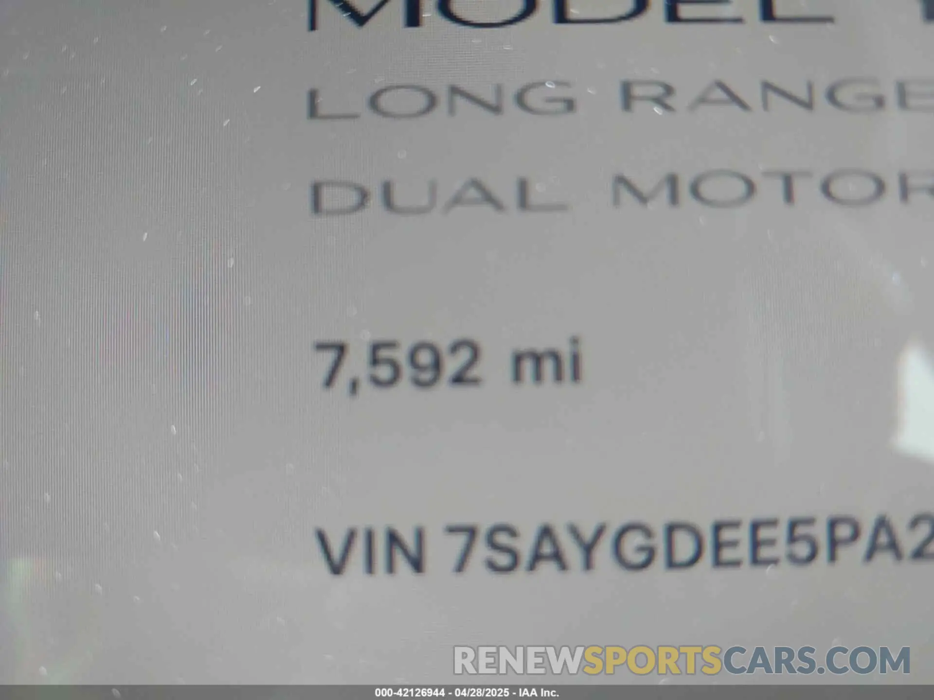16 Фотография поврежденного автомобиля 7SAYGDEE5PA200040 TESLA MODEL Y 2023