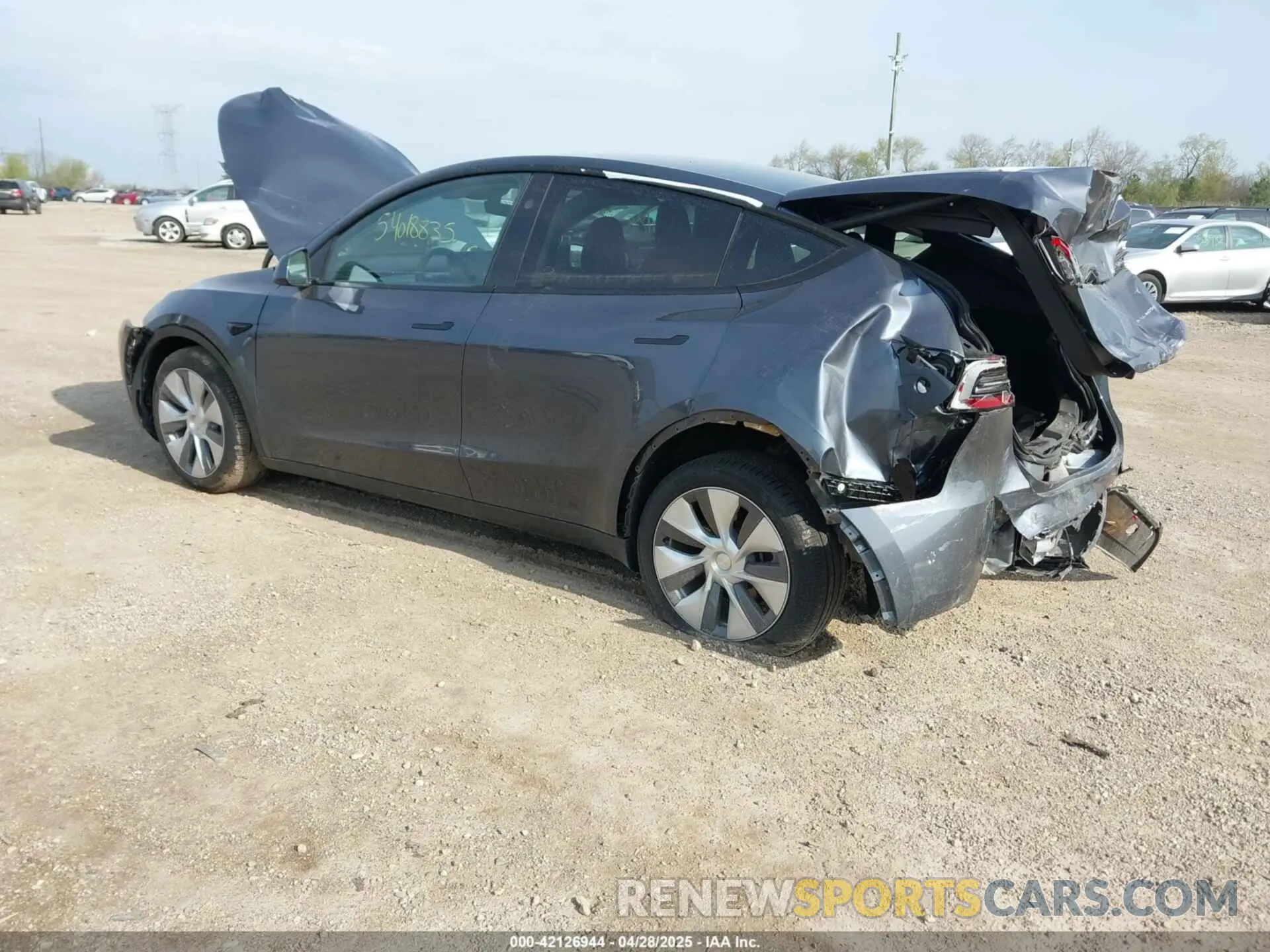 3 Фотография поврежденного автомобиля 7SAYGDEE5PA200040 TESLA MODEL Y 2023