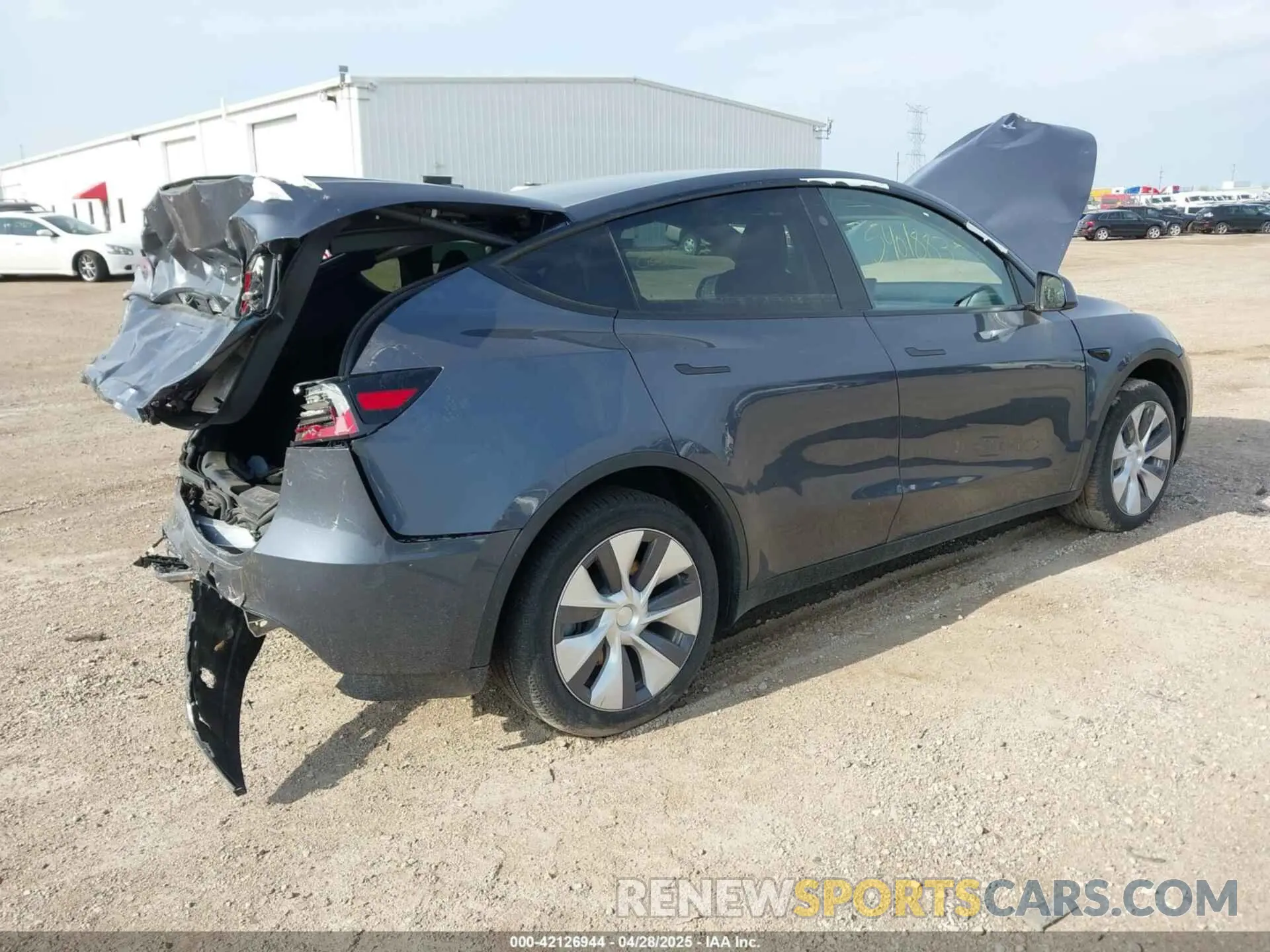 4 Фотография поврежденного автомобиля 7SAYGDEE5PA200040 TESLA MODEL Y 2023