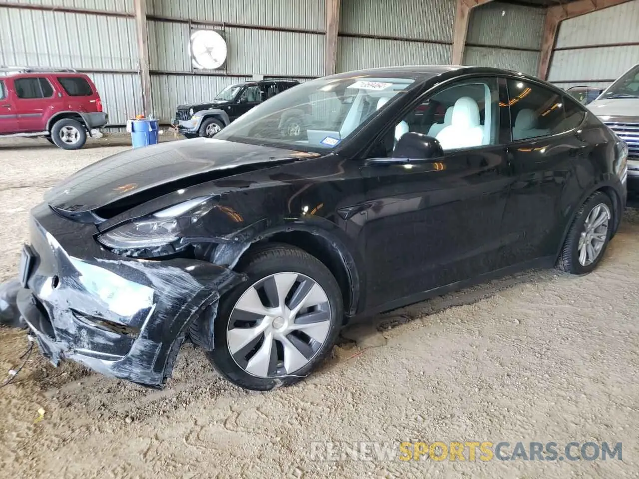 1 Photograph of a damaged car 7SAYGDEE5PA207313 TESLA MODEL Y 2023