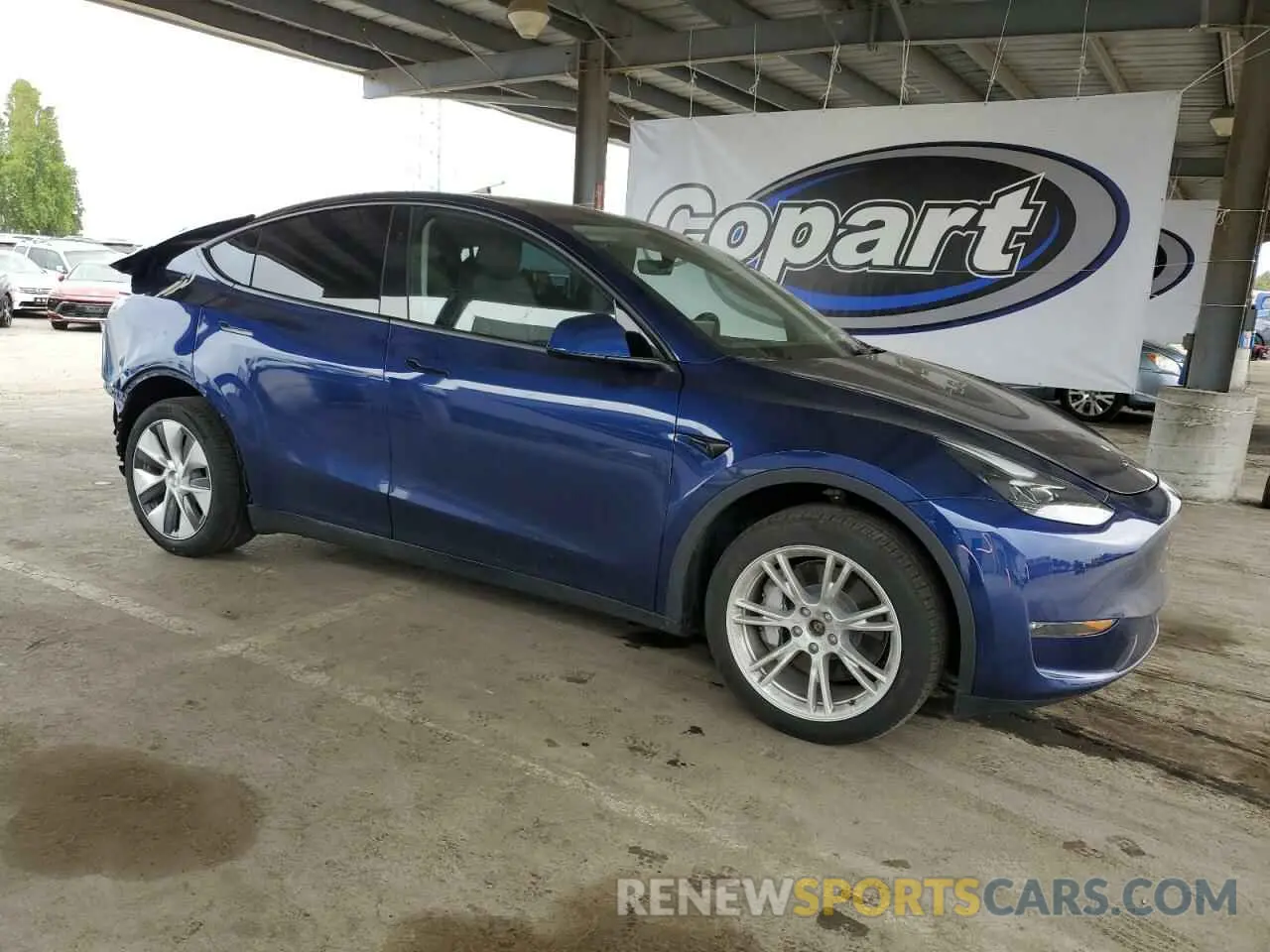 4 Фотография поврежденного автомобиля 7SAYGDEE5PA211779 TESLA MODEL Y 2023