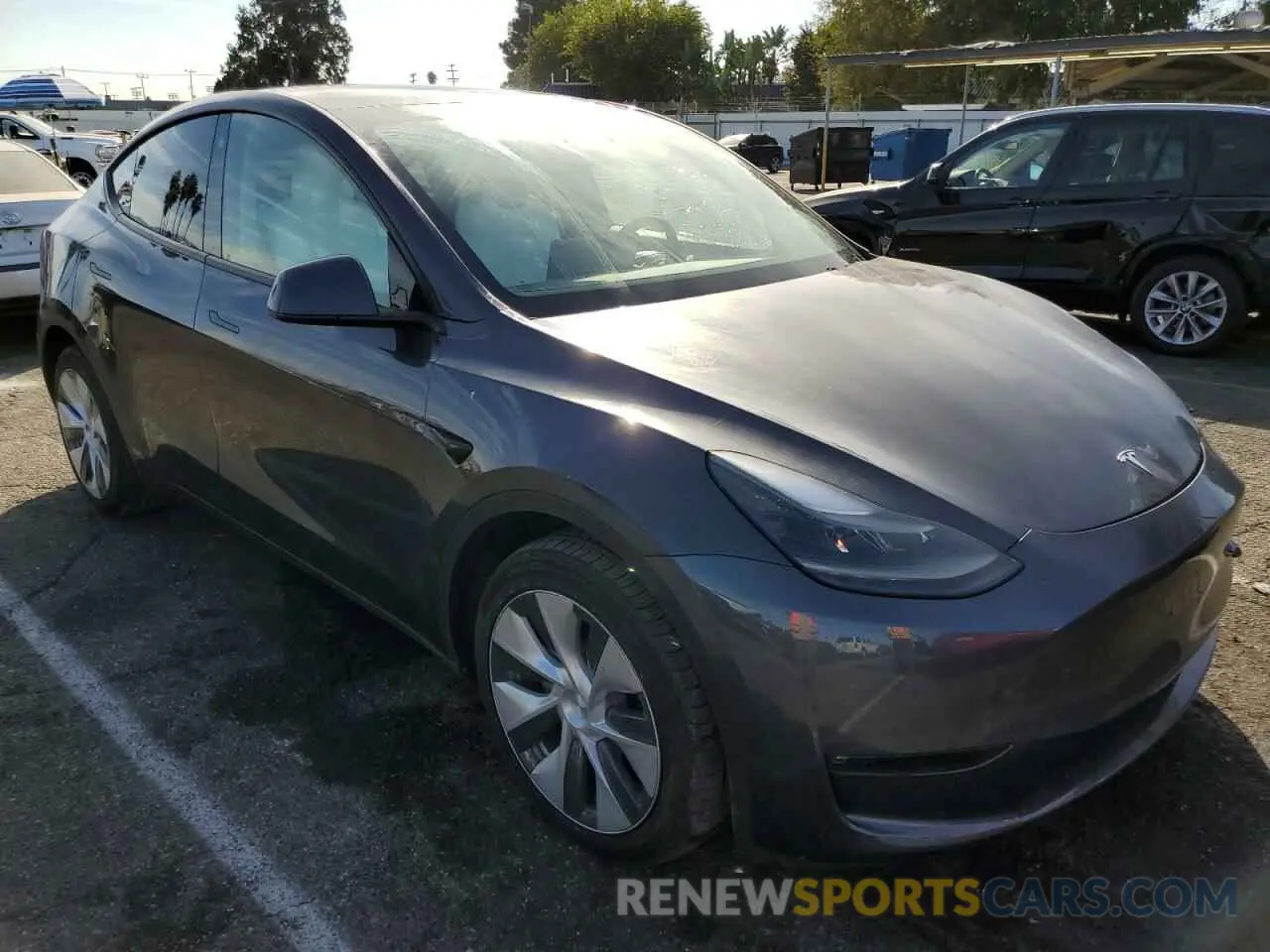 4 Фотография поврежденного автомобиля 7SAYGDEE5PF624028 TESLA MODEL Y 2023