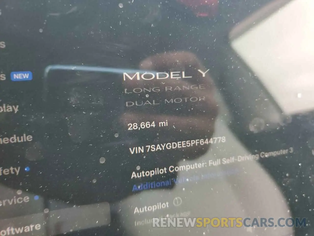 9 Фотография поврежденного автомобиля 7SAYGDEE5PF644778 TESLA MODEL Y 2023