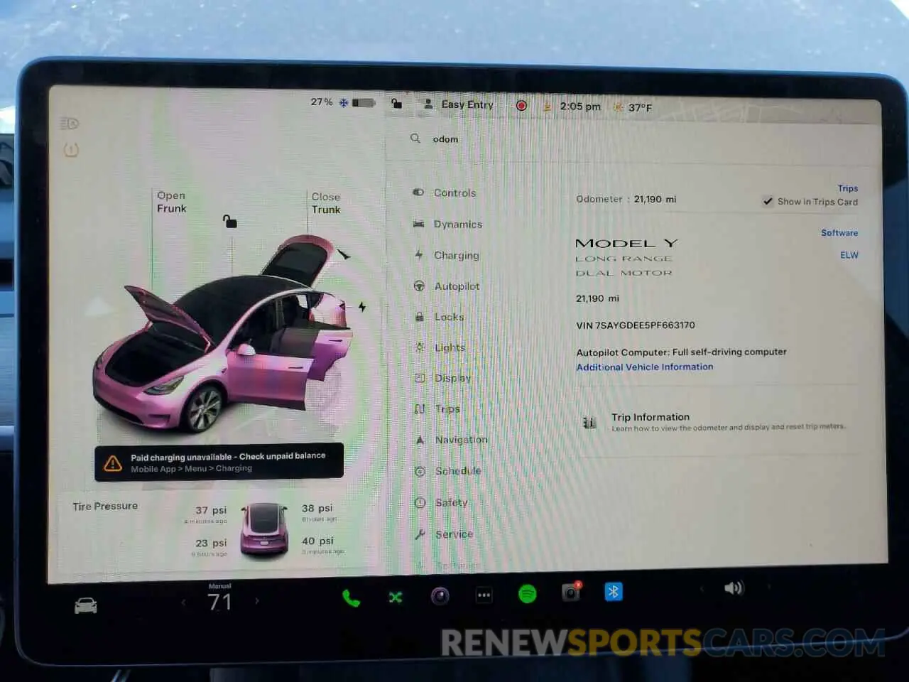 9 Photograph of a damaged car 7SAYGDEE5PF663170 TESLA MODEL Y 2023