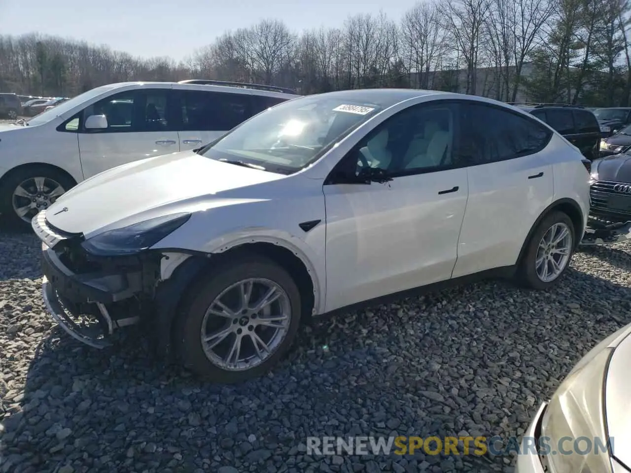 1 Photograph of a damaged car 7SAYGDEE5PF671124 TESLA MODEL Y 2023