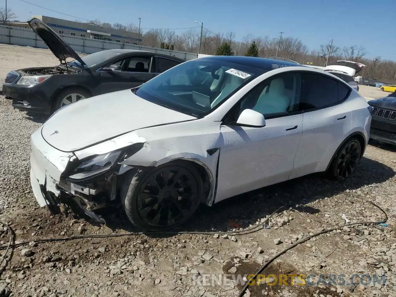 1 Photograph of a damaged car 7SAYGDEE5PF691745 TESLA MODEL Y 2023