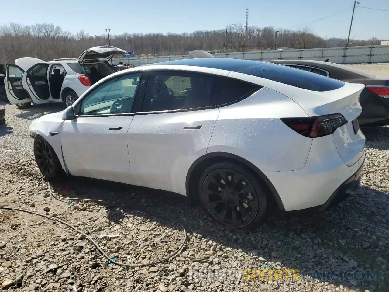 2 Photograph of a damaged car 7SAYGDEE5PF691745 TESLA MODEL Y 2023