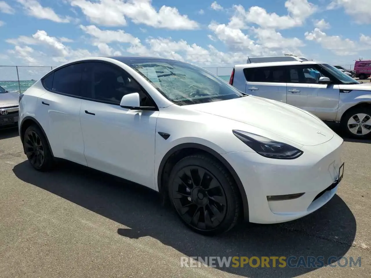 4 Фотография поврежденного автомобиля 7SAYGDEE5PF697853 TESLA MODEL Y 2023