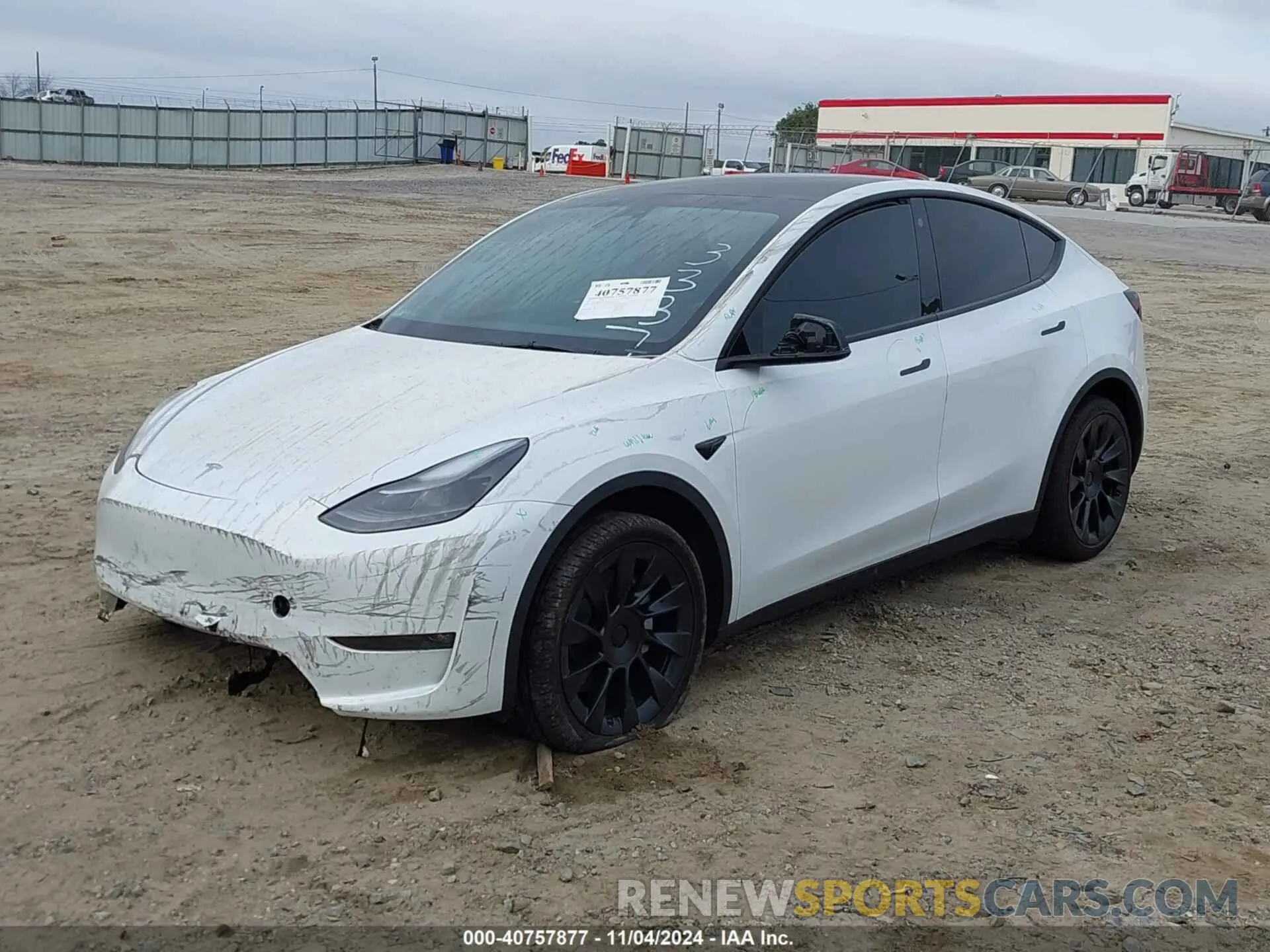 2 Фотография поврежденного автомобиля 7SAYGDEE5PF753337 TESLA MODEL Y 2023