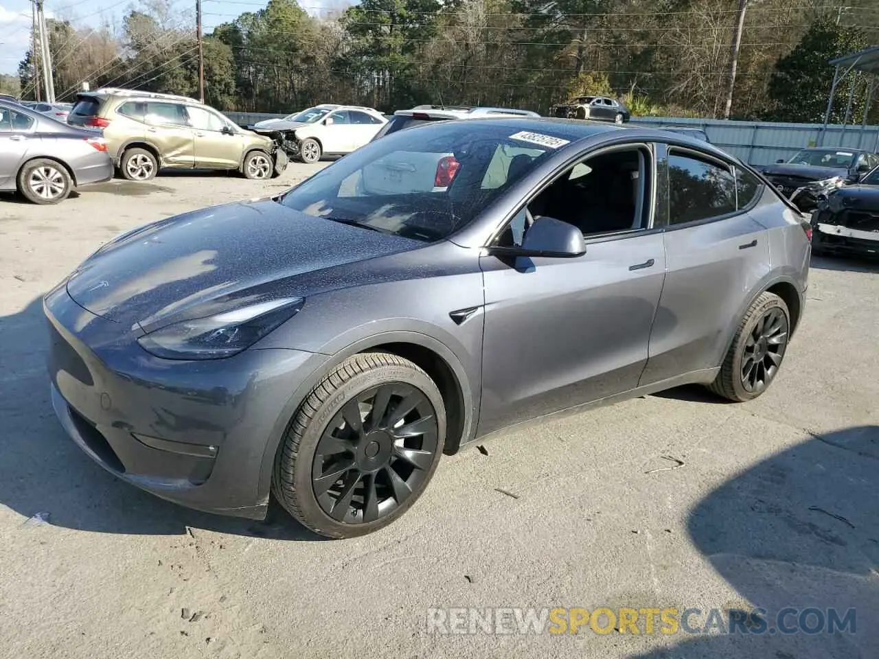 1 Photograph of a damaged car 7SAYGDEE5PF761194 TESLA MODEL Y 2023