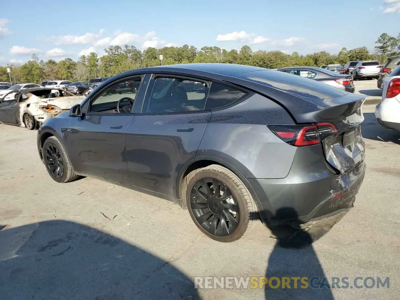 2 Photograph of a damaged car 7SAYGDEE5PF761194 TESLA MODEL Y 2023