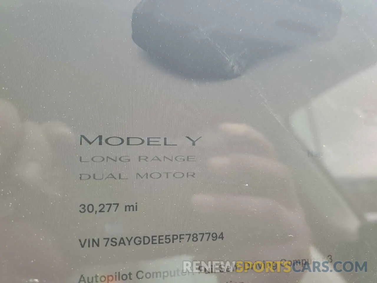 9 Фотография поврежденного автомобиля 7SAYGDEE5PF787794 TESLA MODEL Y 2023