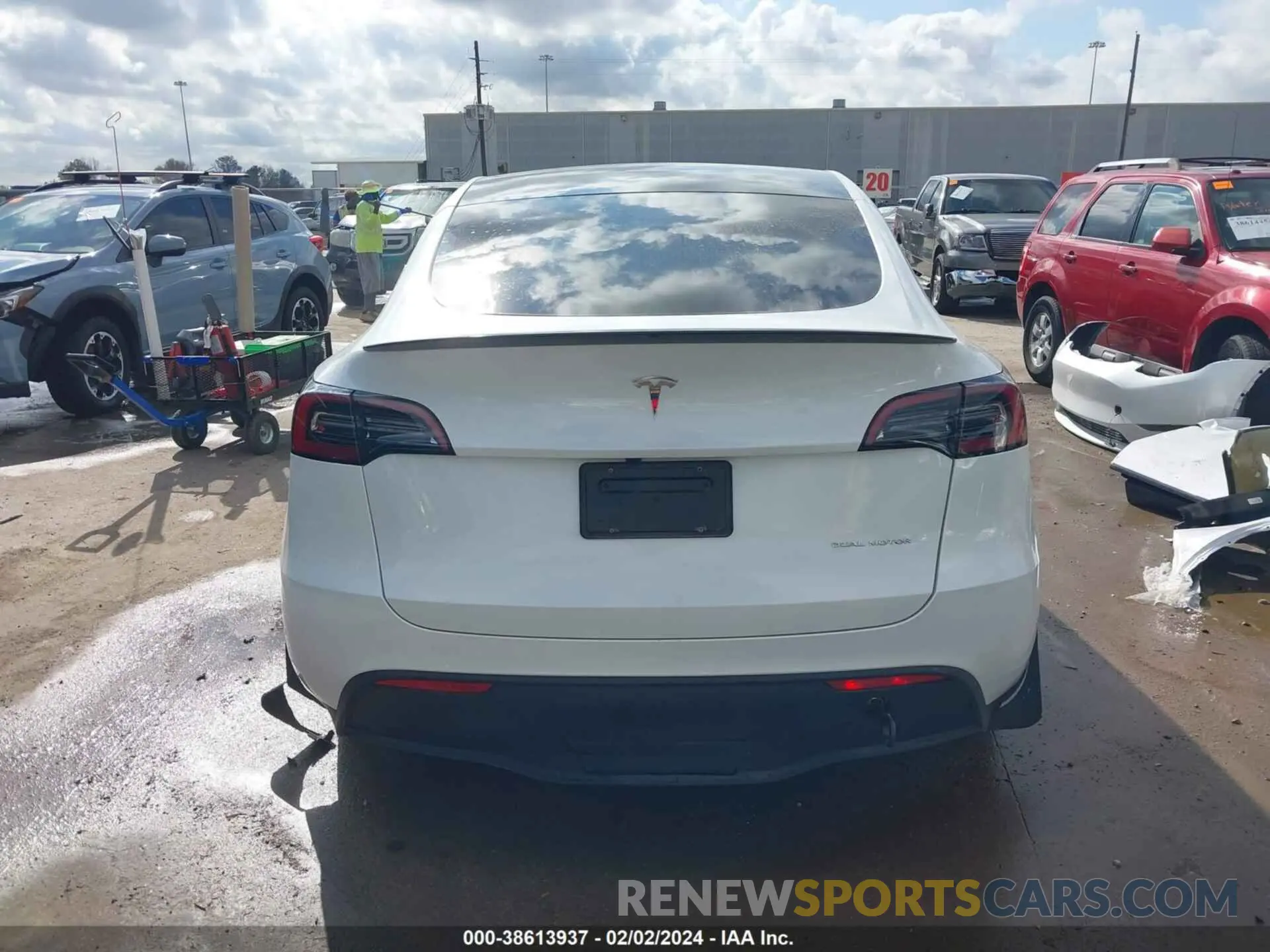 16 Фотография поврежденного автомобиля 7SAYGDEE5PF808417 TESLA MODEL Y 2023