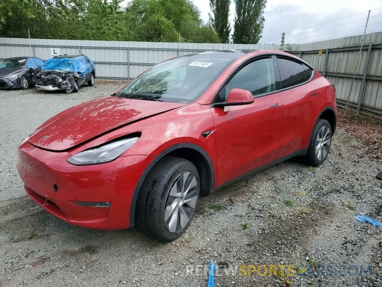 1 Photograph of a damaged car 7SAYGDEE5PF809146 TESLA MODEL Y 2023
