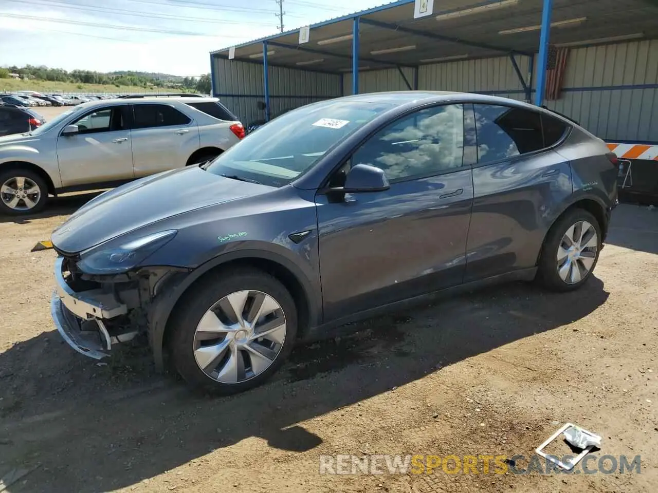 1 Фотография поврежденного автомобиля 7SAYGDEE5PF848822 TESLA MODEL Y 2023