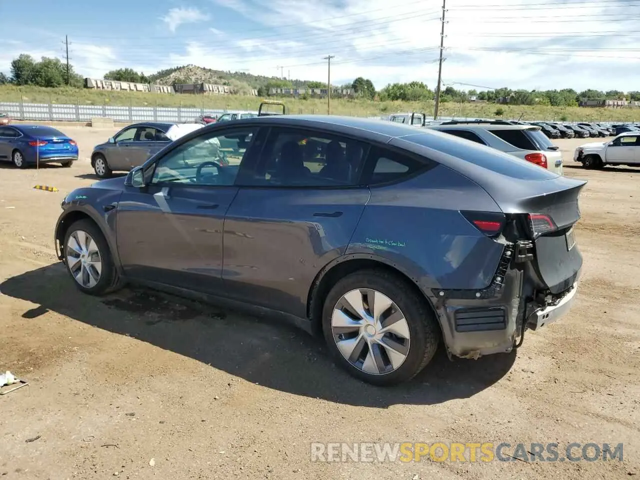 2 Фотография поврежденного автомобиля 7SAYGDEE5PF848822 TESLA MODEL Y 2023