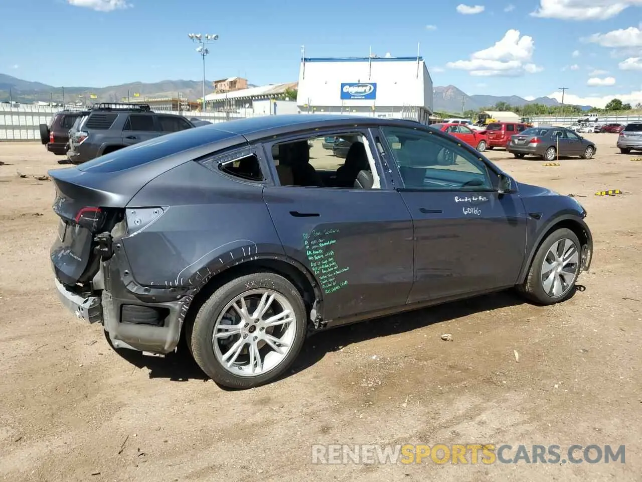 3 Фотография поврежденного автомобиля 7SAYGDEE5PF848822 TESLA MODEL Y 2023