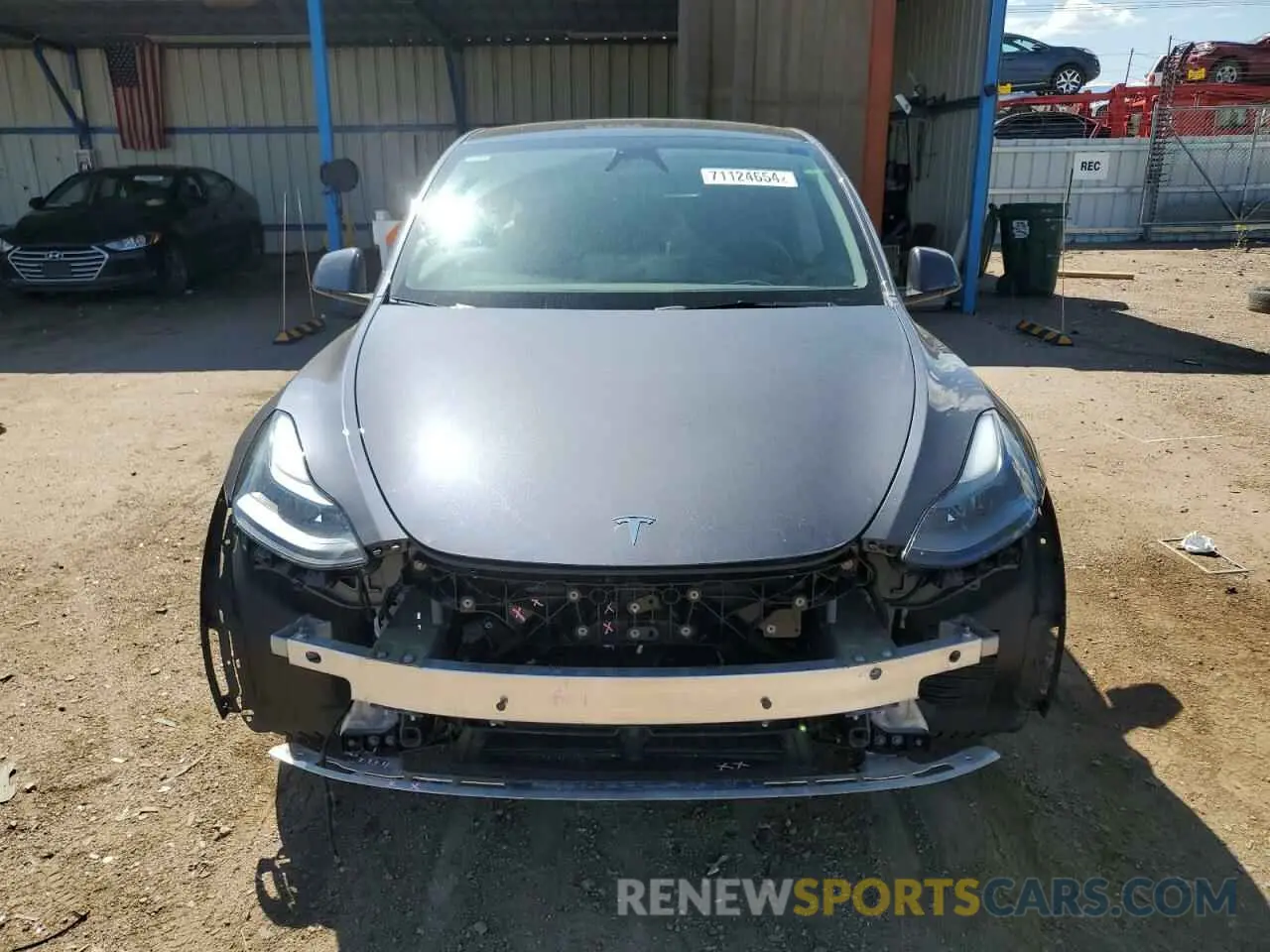 5 Фотография поврежденного автомобиля 7SAYGDEE5PF848822 TESLA MODEL Y 2023