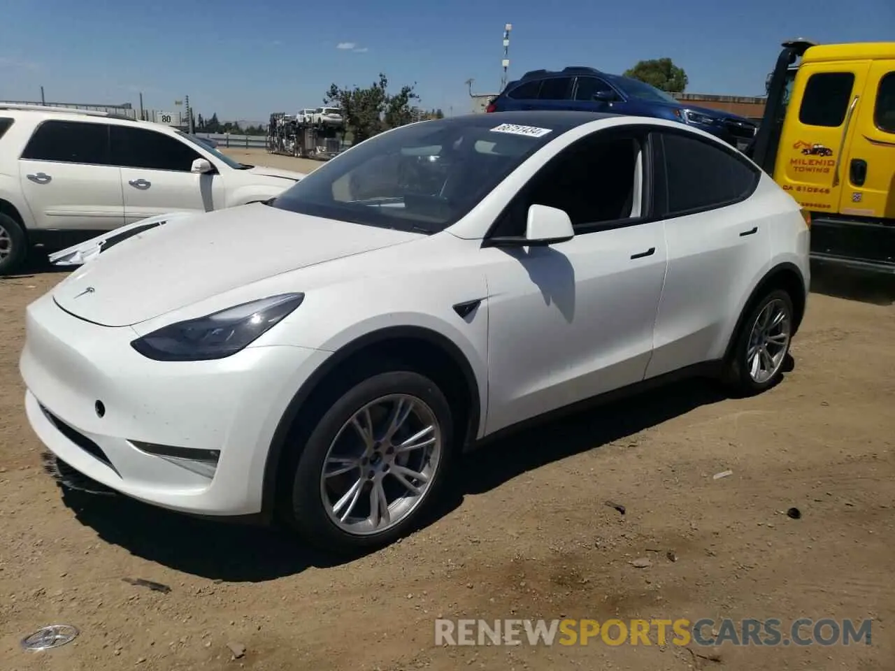 1 Фотография поврежденного автомобиля 7SAYGDEE5PF861196 TESLA MODEL Y 2023