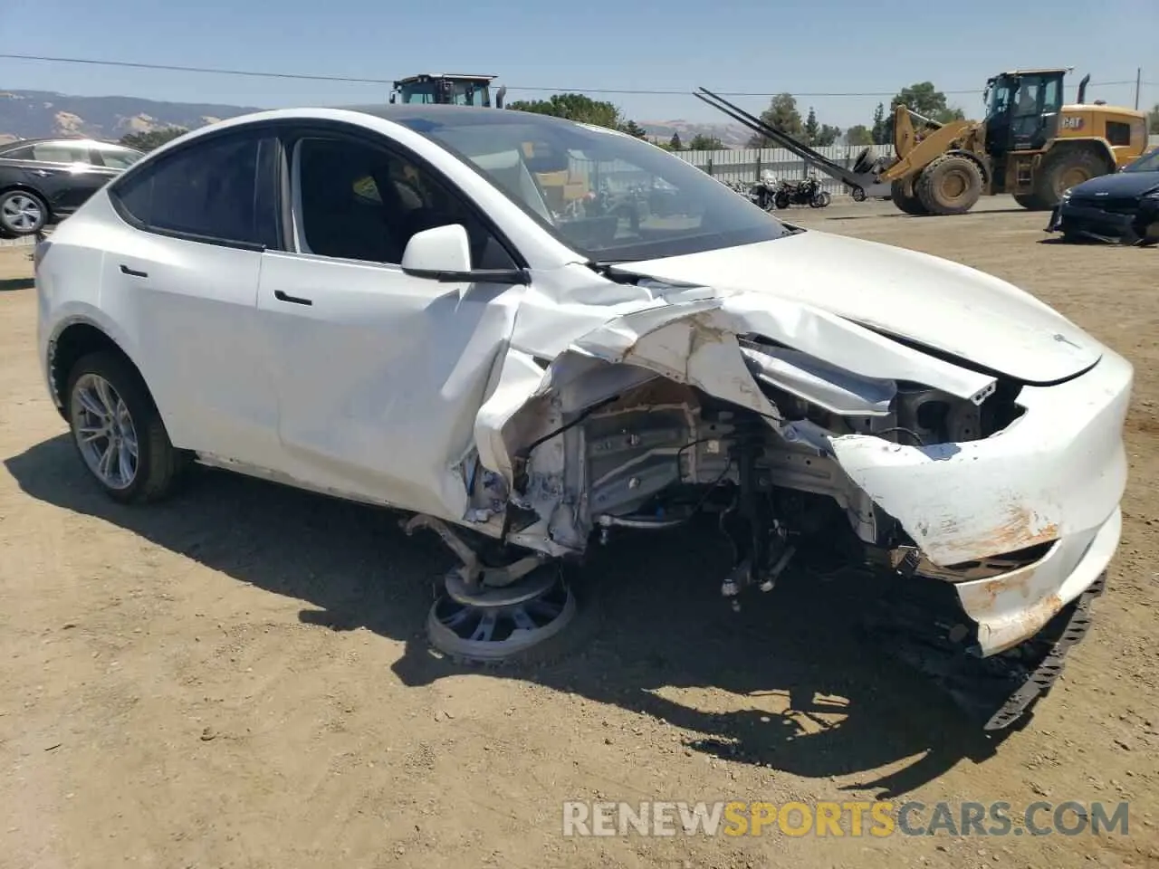 4 Фотография поврежденного автомобиля 7SAYGDEE5PF861196 TESLA MODEL Y 2023