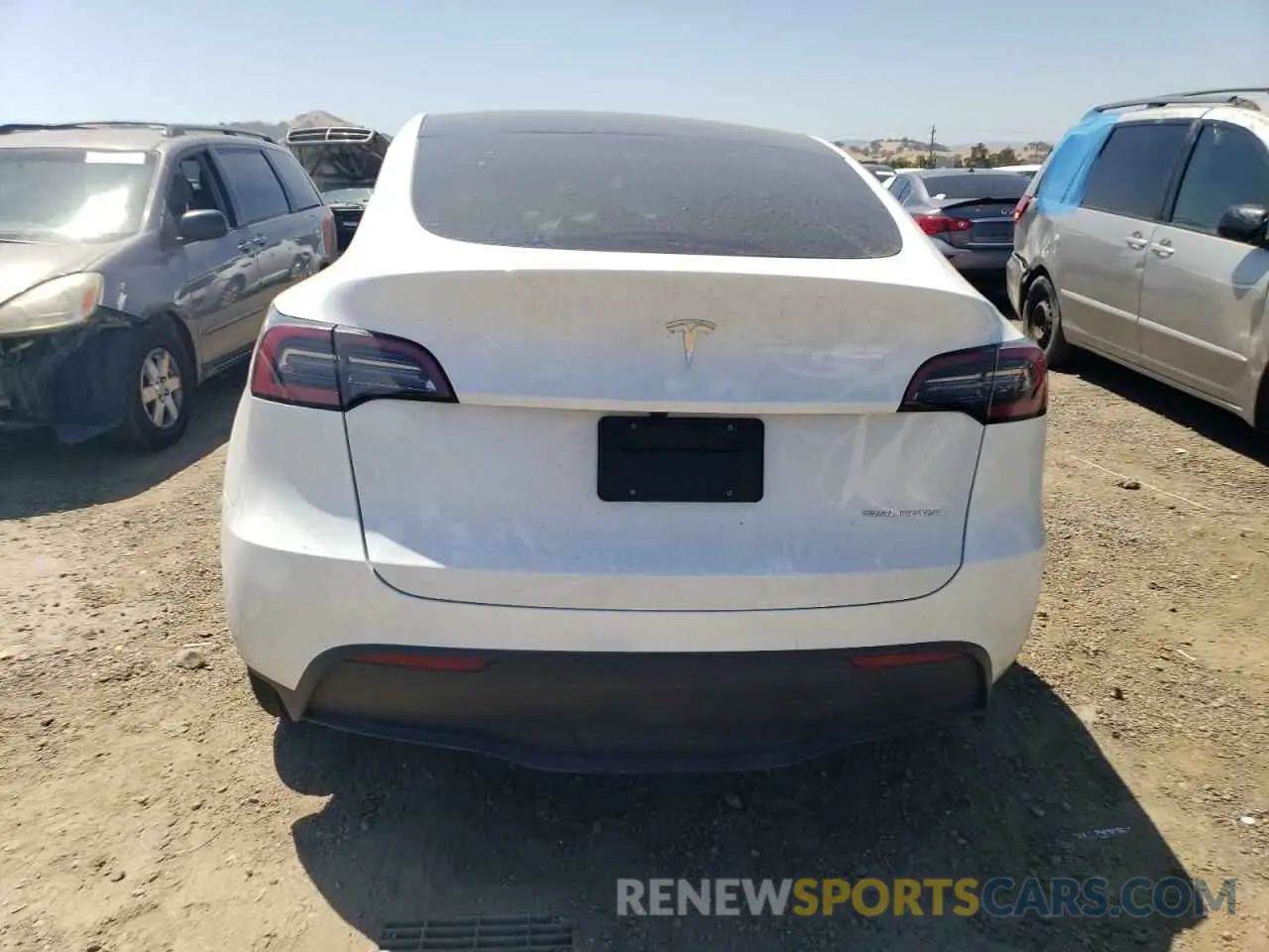6 Фотография поврежденного автомобиля 7SAYGDEE5PF861196 TESLA MODEL Y 2023